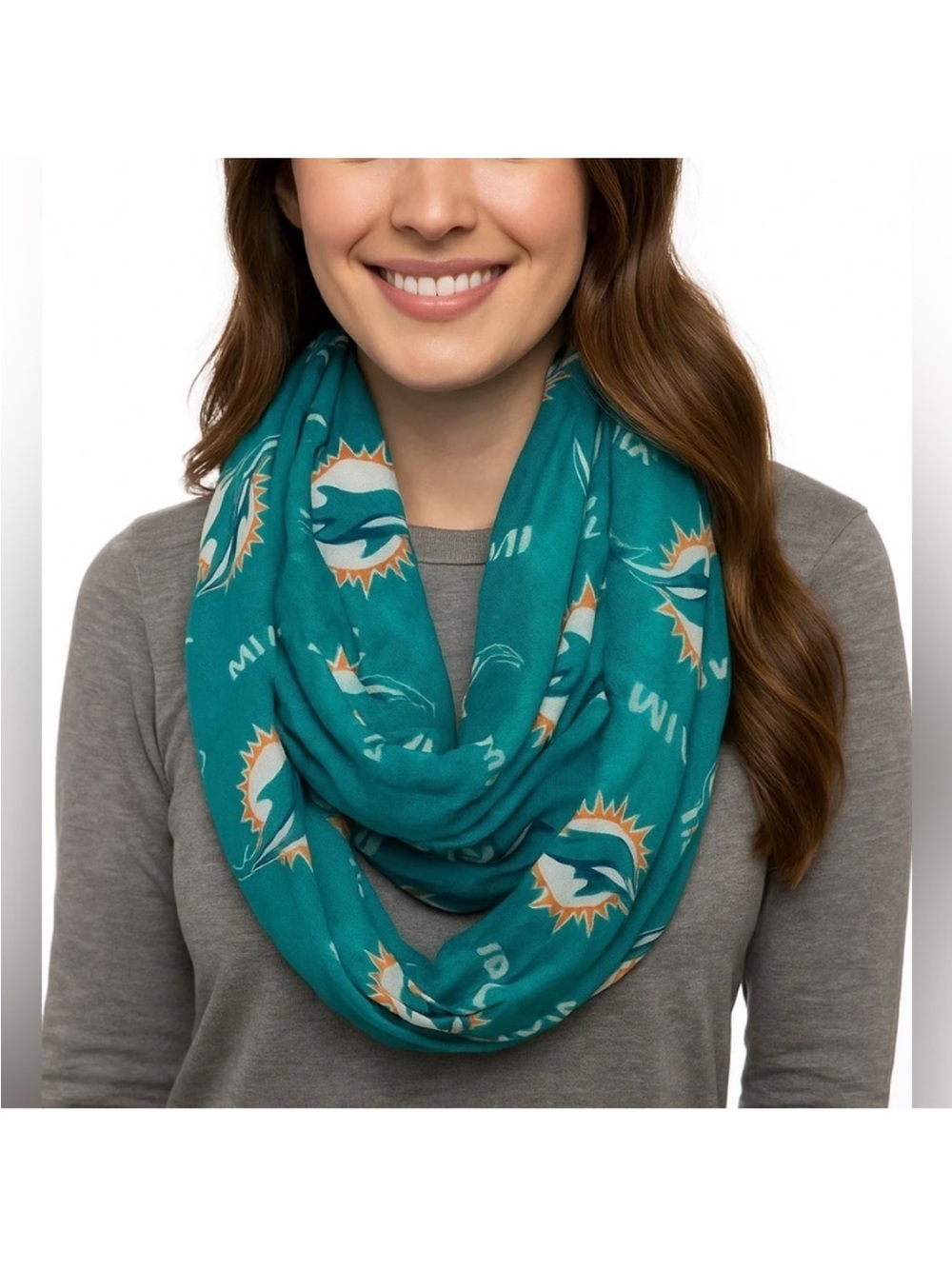 Miami Dolphins NFL Infinity Scarf